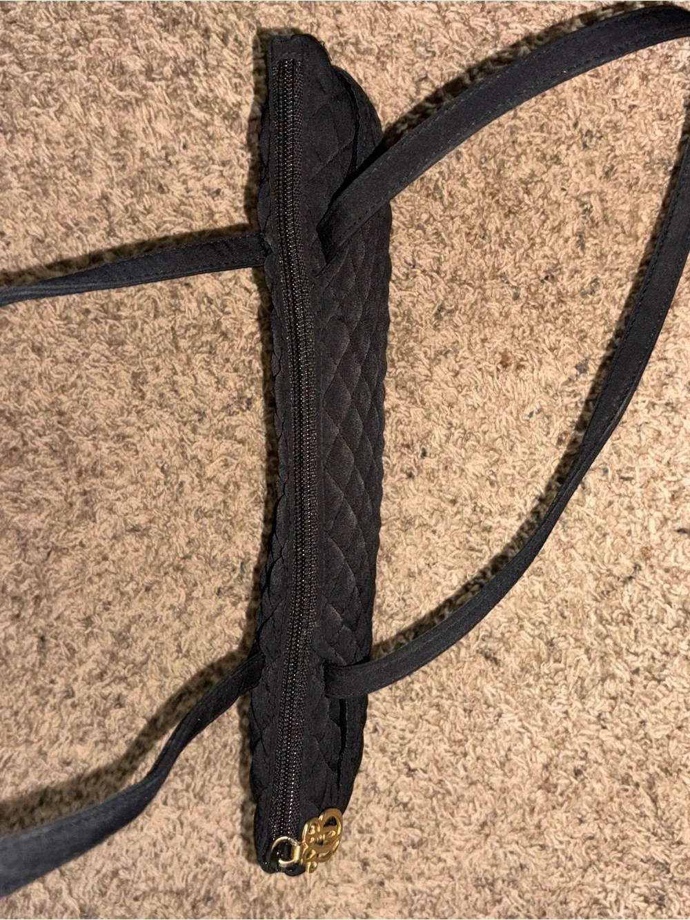 Vera Bradley Classic Quilted Black Tote Bag - Versatile Everyday Carry